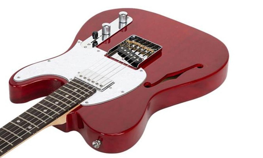 Image 29: Glarry GTL Semi-Hollow Electric Guitar