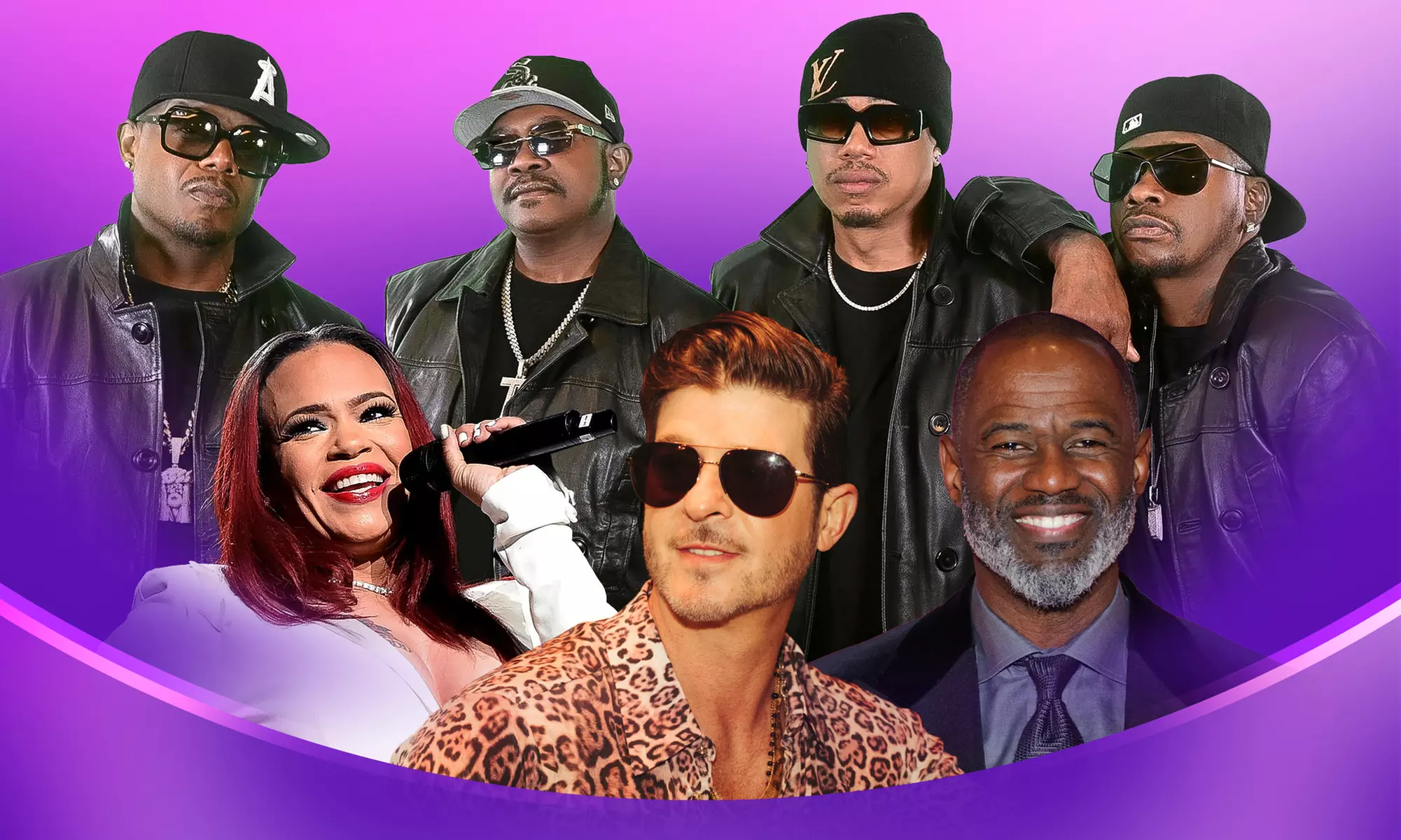 Ladies Night R&B Super Jam featuring Jodeci, Faith Evans, Robin Thicke, Brian McKnight, Kenny Lattimore, Silk, & The Lox on February 9 at 8 p.m. - Primary Image