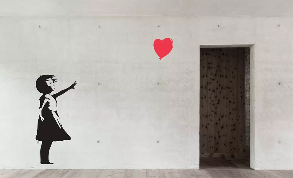 Banksy Wall Decals from WallsNeedLove - Primary Image