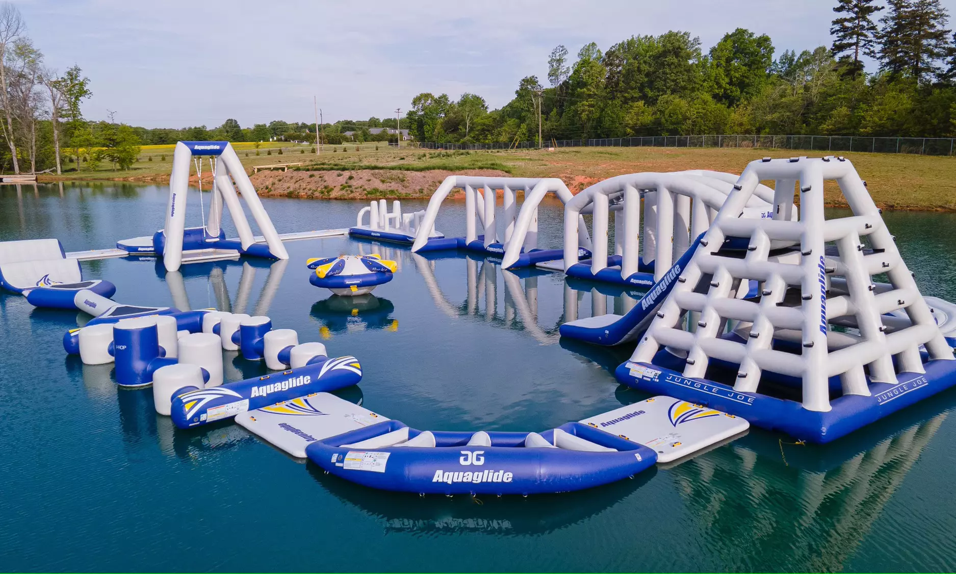 Enjoy an Aqua Park Adventure with One-Hour or All-Day Pass!