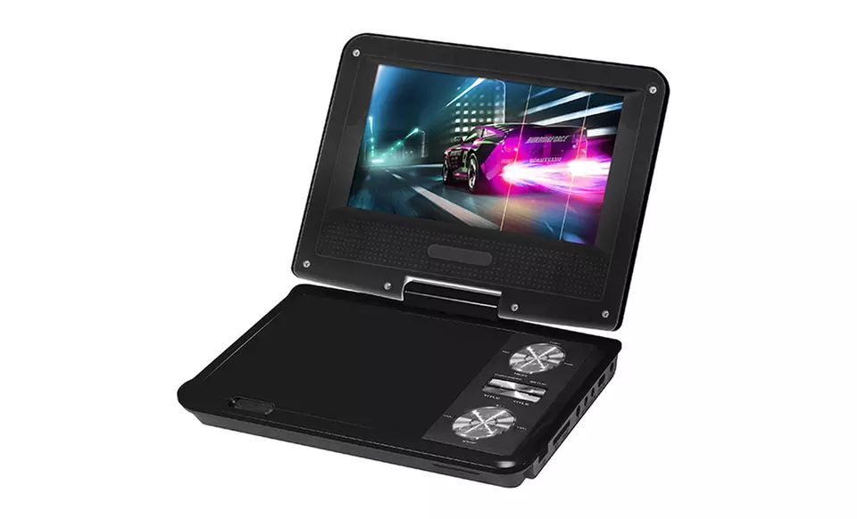 Impecca Portable DVD Player in Black, Blue, Pink, or Red (DVP775) - Second Medium