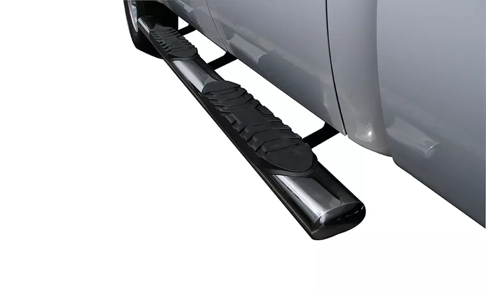 Bully 5" Oval Polished Stainless Steel Step Bars for Trucks or SUVs - Primary Image