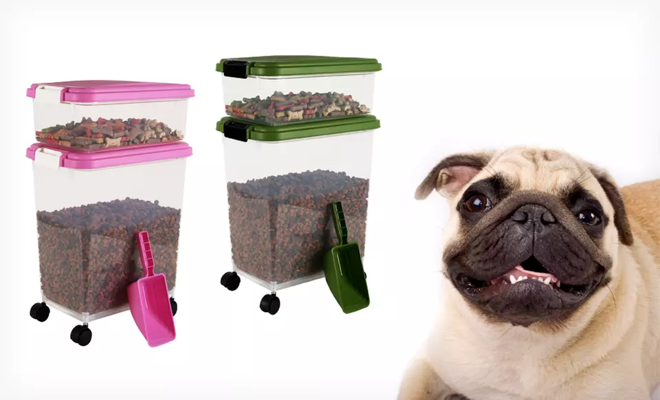 3-Piece Pet-Food Storage-Container Set - Primary Image