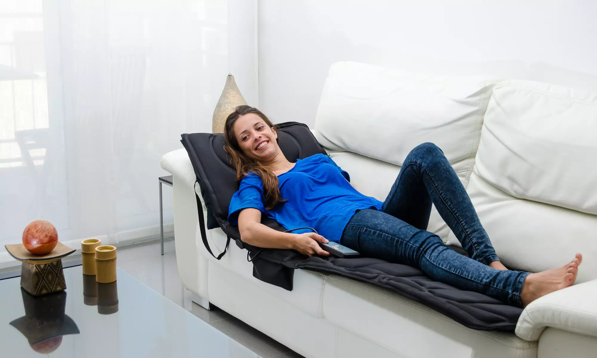 One or Two Jocca Commodore Massage Mattresses with Optional Bag - Primary Image