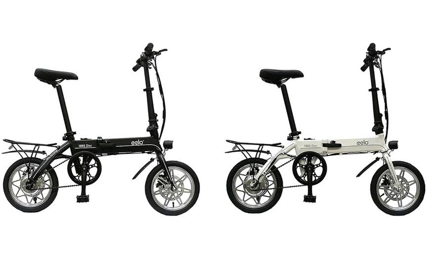 Image 1: Lightweight and Compact Eelo Electric Bike 40-mile Range