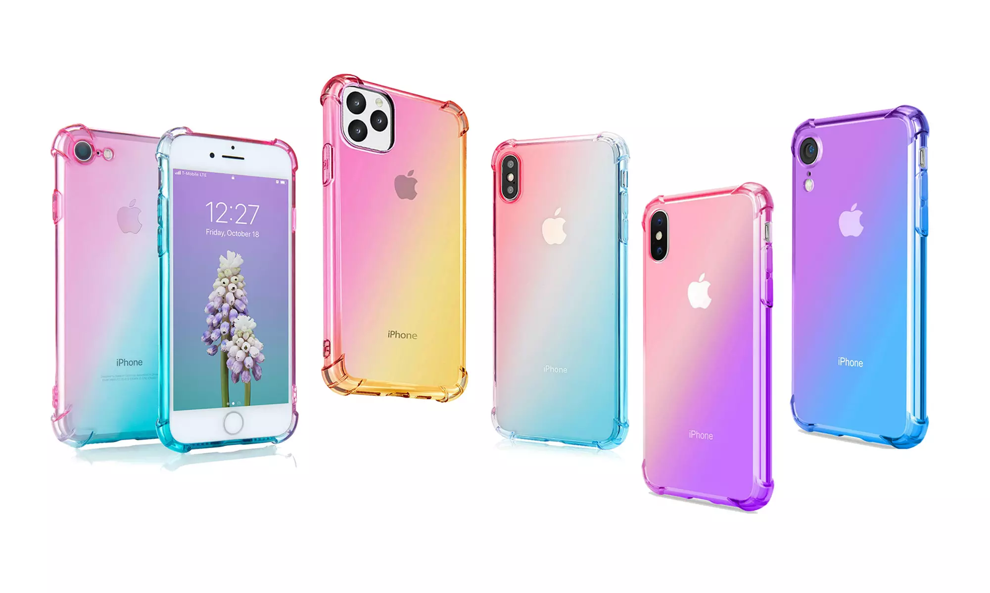 Anti-Scratch and Shockproof Case for iPhone 7/8, iPhone 7 Plus/8 Plus, iPhone XS Max, or iPhone 11/11 Pro/11 Pro Max - Primary Image