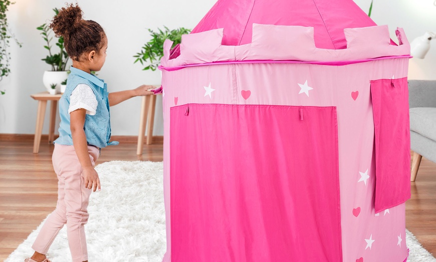 Image 4: Kids' Pop-Up Castle Play Tent