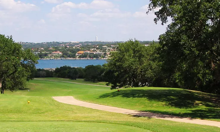 18-Hole Round of Golf for Two or Four with Cart and Range Balls at Point Venture Golf Club (Up to 36% Off) - Primary Image