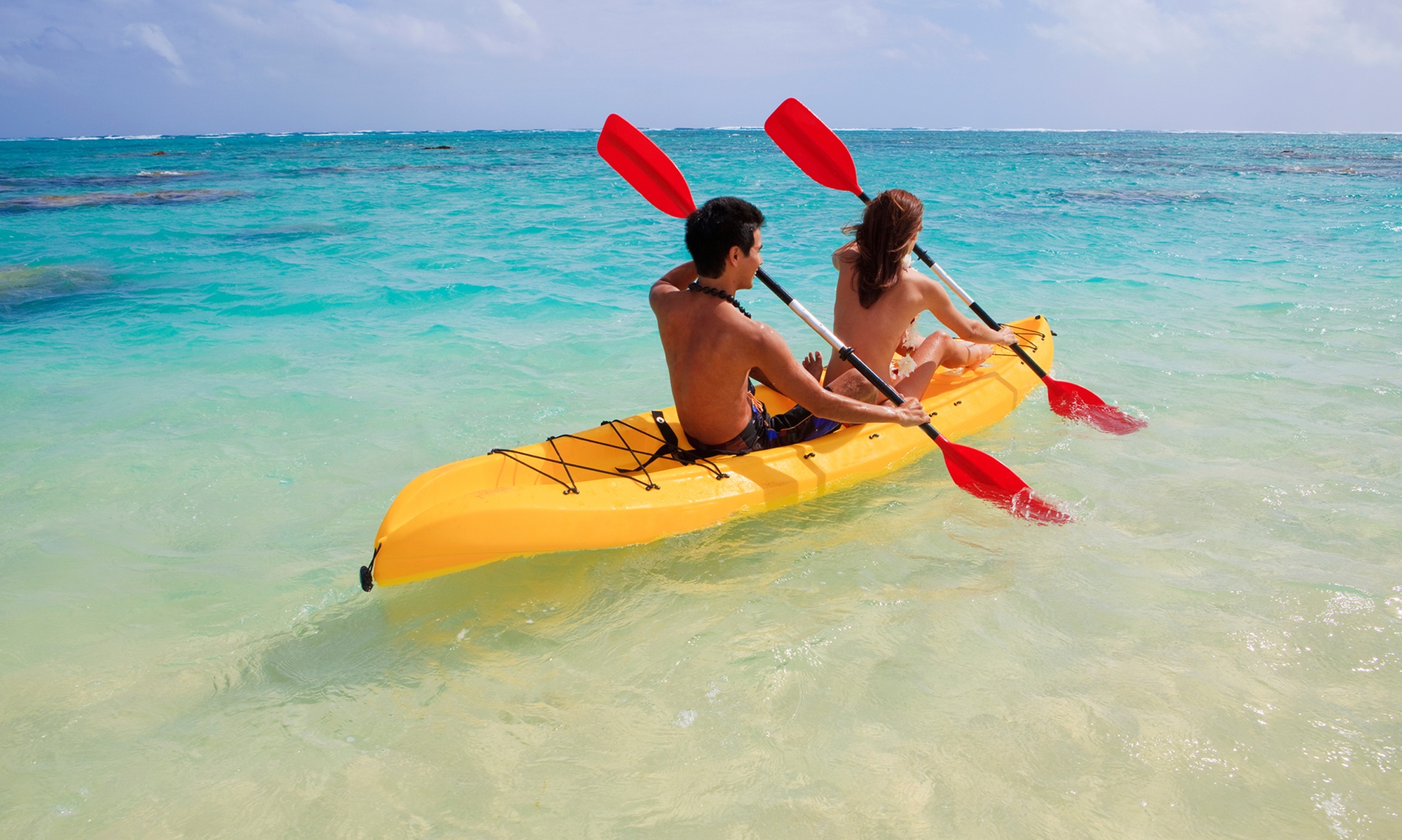 Alquiler de kayak o paddle surf durante 2 h para 1 o 2 personas