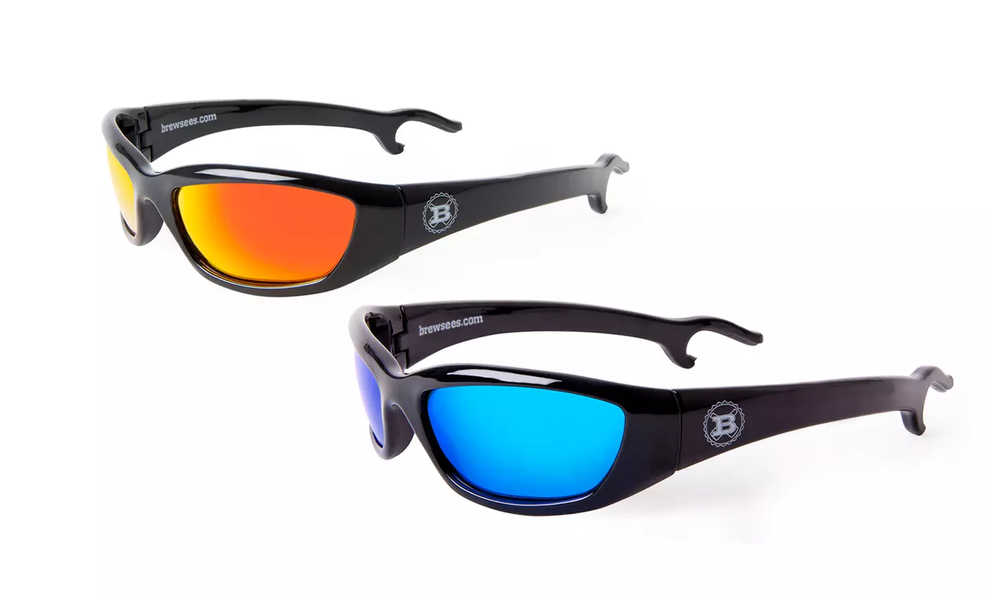 Brewsees Bottle-Opener Sunglasses. Multiple Styles Available. - Primary Image
