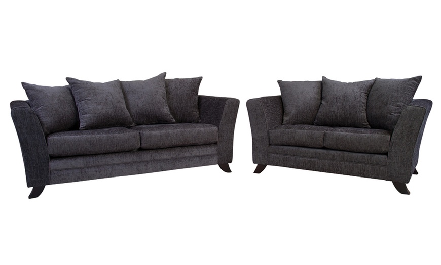 Image 2: 2-Piece Fabric Sofa Set for £399