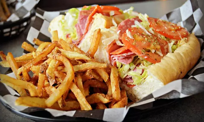 Philly Cheesesteak and Hoagies at Mojo's East Coast Eats (Up to 43% Off). Three Options Available. - Primary Image