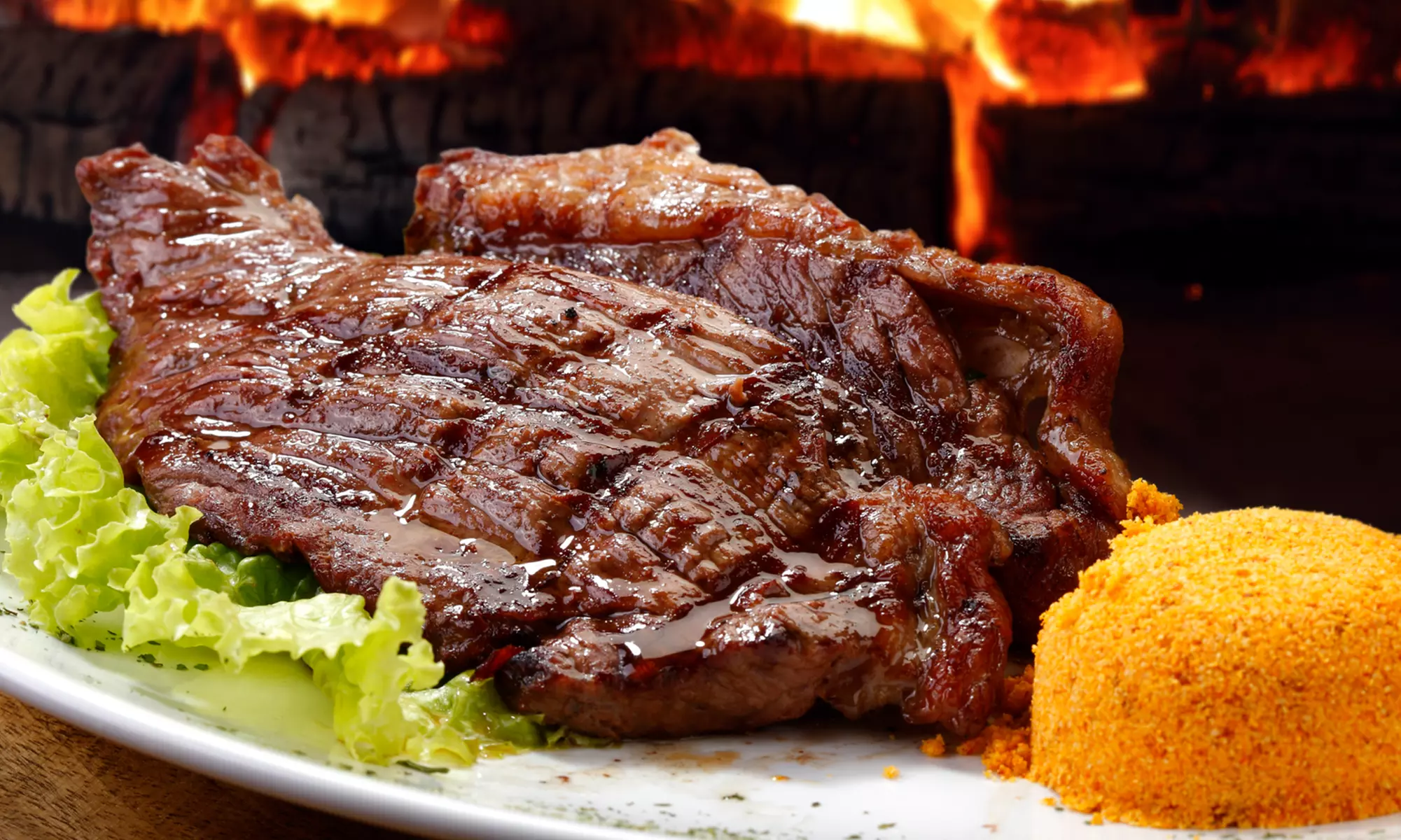 Steaks and South American Cuisine at Samba Loca Brazilian Steakhouse (46% Off). Two Options Available. - Primary Image