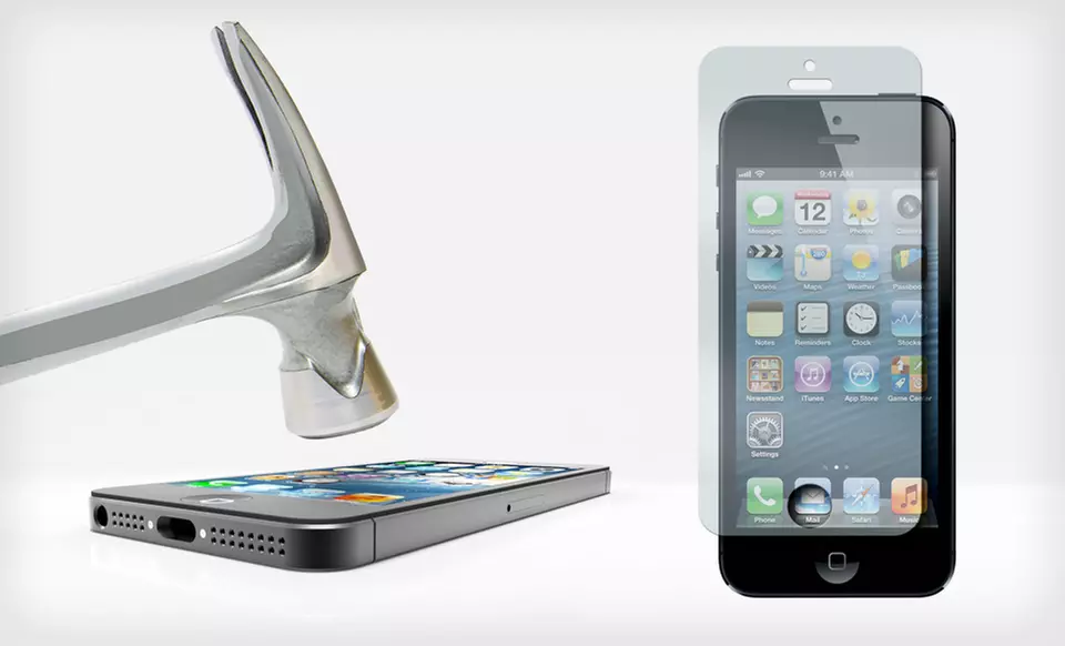 Xtreme Indestructible Screen Protector for iPhone 4/4s, 5/5s or Samsung Galaxy S III or S4. Free Returns.  - Primary Image