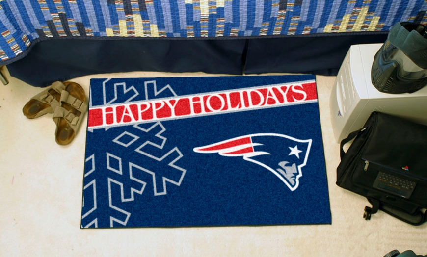 NFL Holiday Starter Mat | Groupon Goods