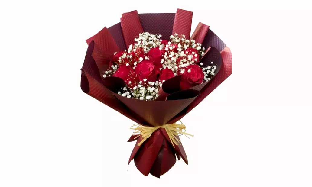 Handcrafted Rose Bouquets, 12 to 100 Roses Choice of Color