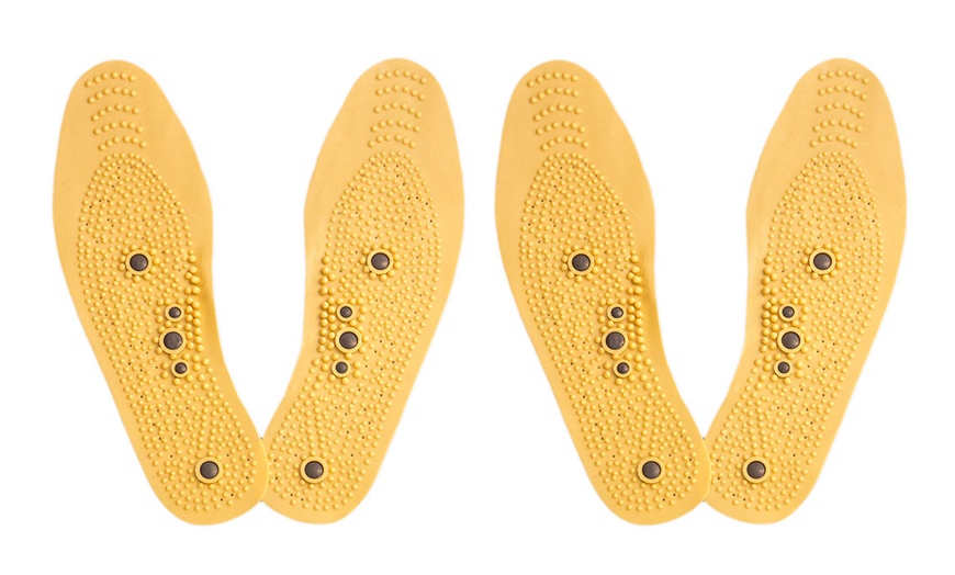 Image 6: One or Two Pairs of Magnetic Acupressure Insoles