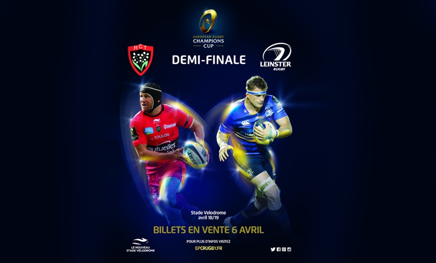 Image 1: Demi finale H CUP Toulon vs Leinster au Vélodrome
