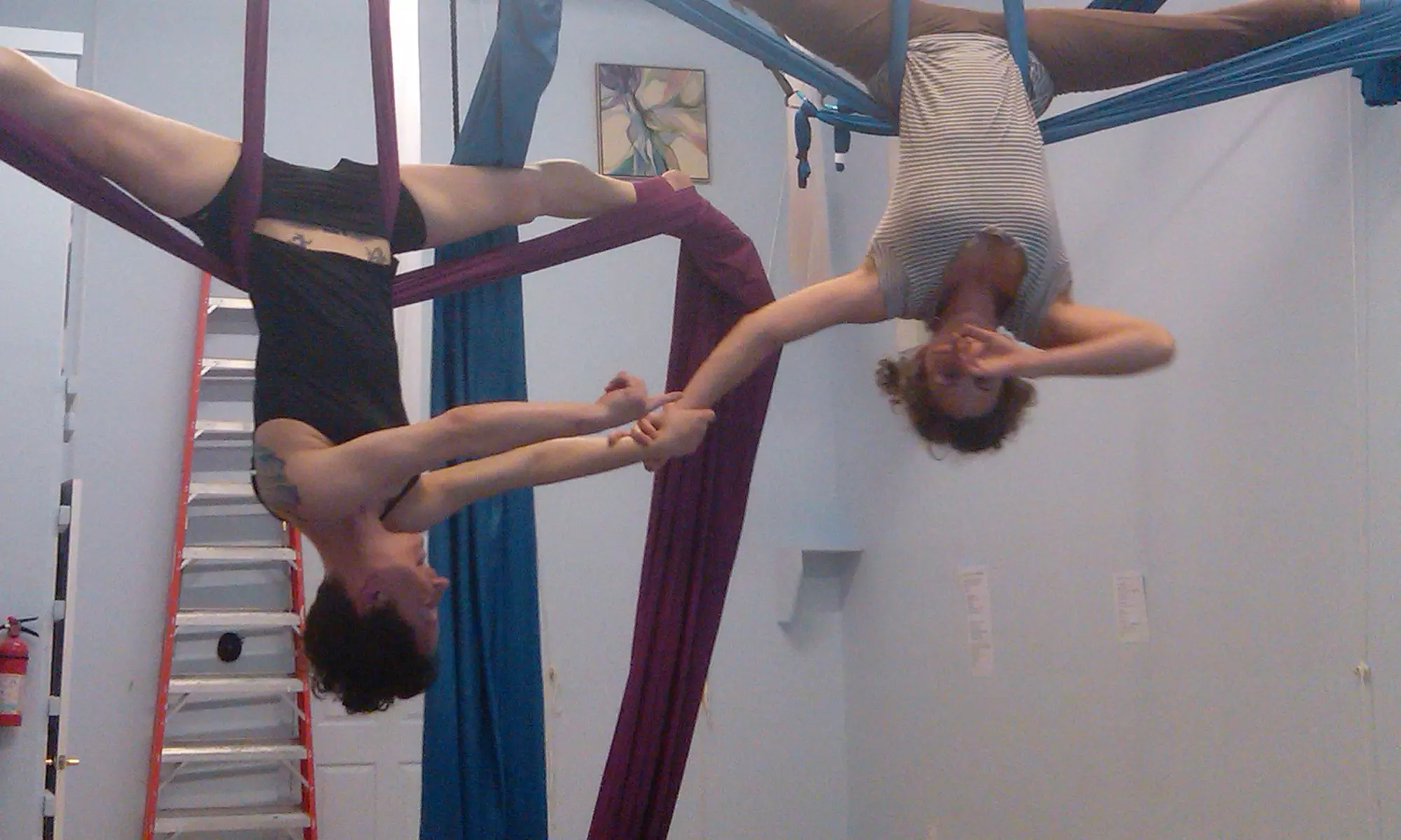 Two Aerial Circus-Arts Classes for One or Two or One-Hour Private Lesson for Up to Four at Aerial Space (Up to 53% Off) - Primary Image