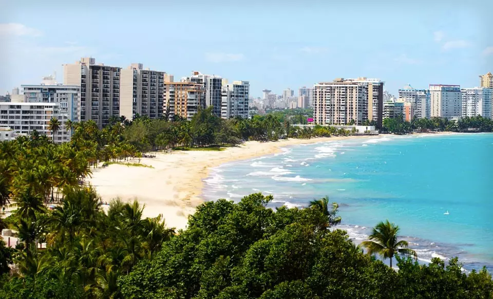 Three-, Four-, or Five-Night Stay with Daily Continental Breakfast at San Juan Water Beach Club Hotel in Puerto Rico - Primary Image