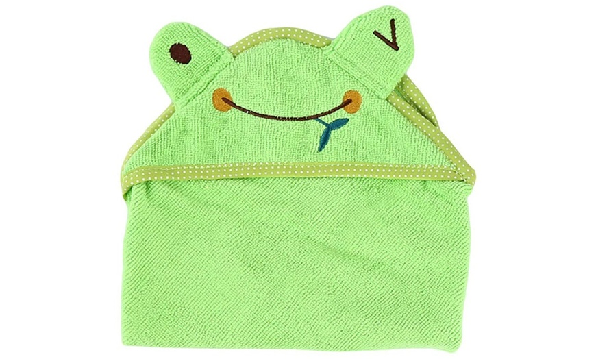 Image 7: Cartoon Hooded Towel for Pets