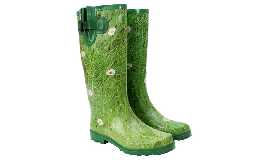 Image 2: Women's Patterned Wellies