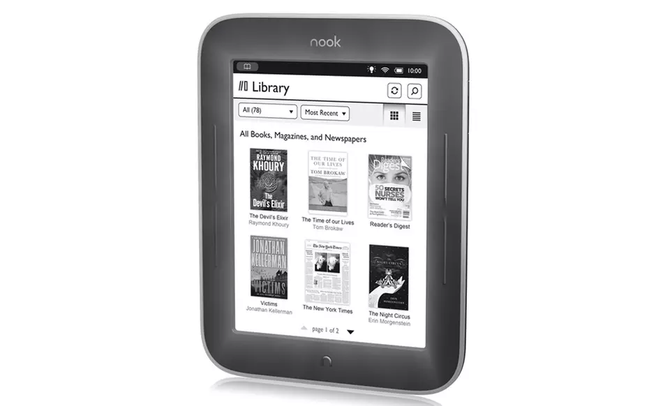NOOK Simple Touch GlowLight (Refurbished)  - Second Medium
