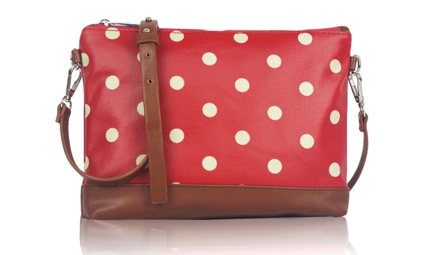 Image 3:  Printed Canvas Cross-Body Bags