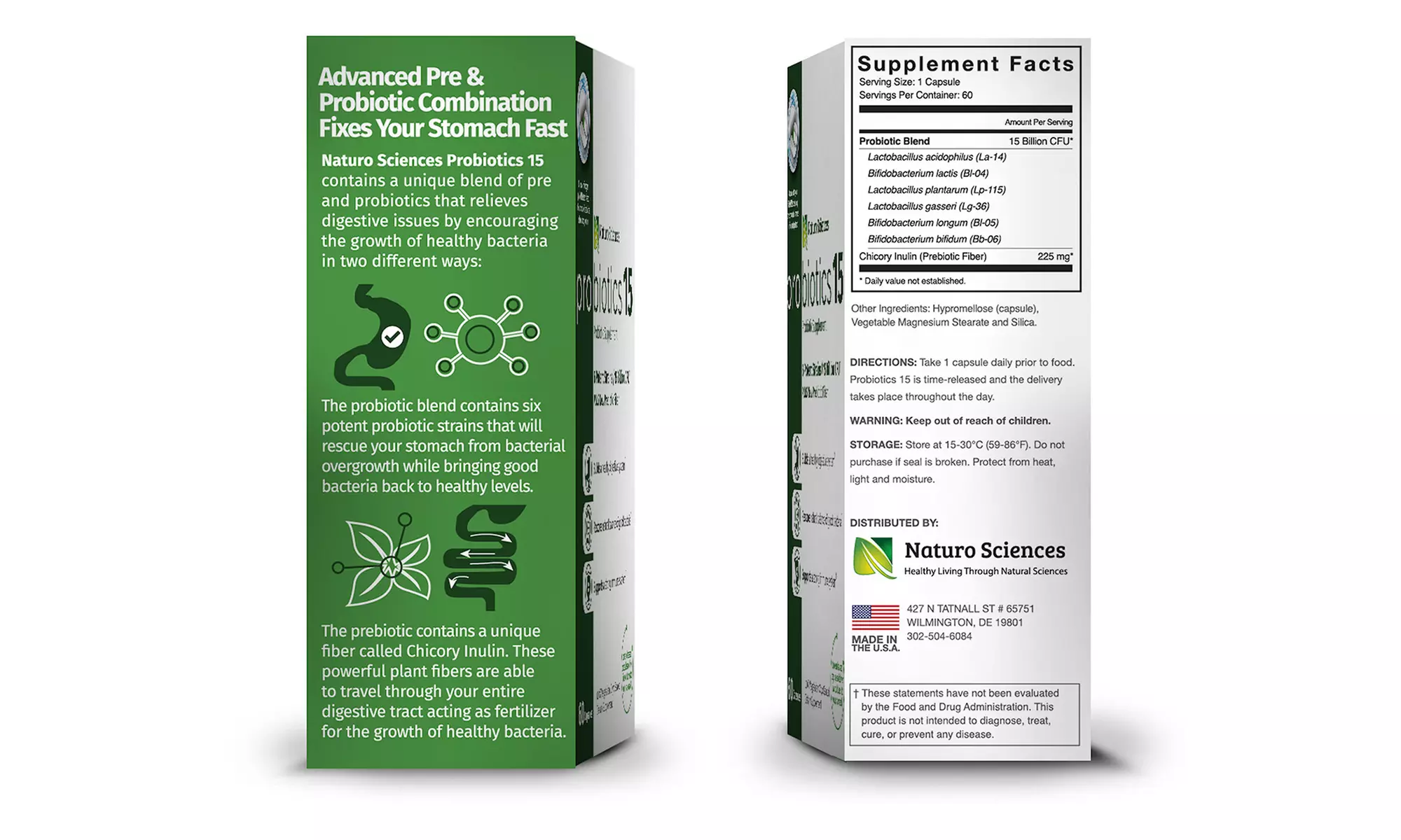 Naturo Sciences Probiotics 15 Advanced Supplement (60-Count) - Second Medium