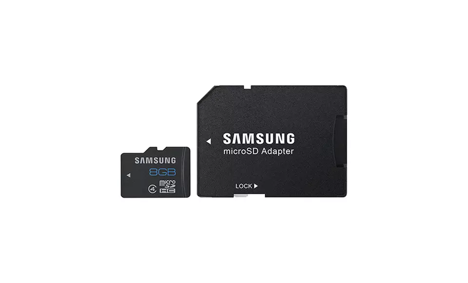 1 or 2 Samsung 8GB Class 4 Micro-SD Cards with Adapters - Primary Image