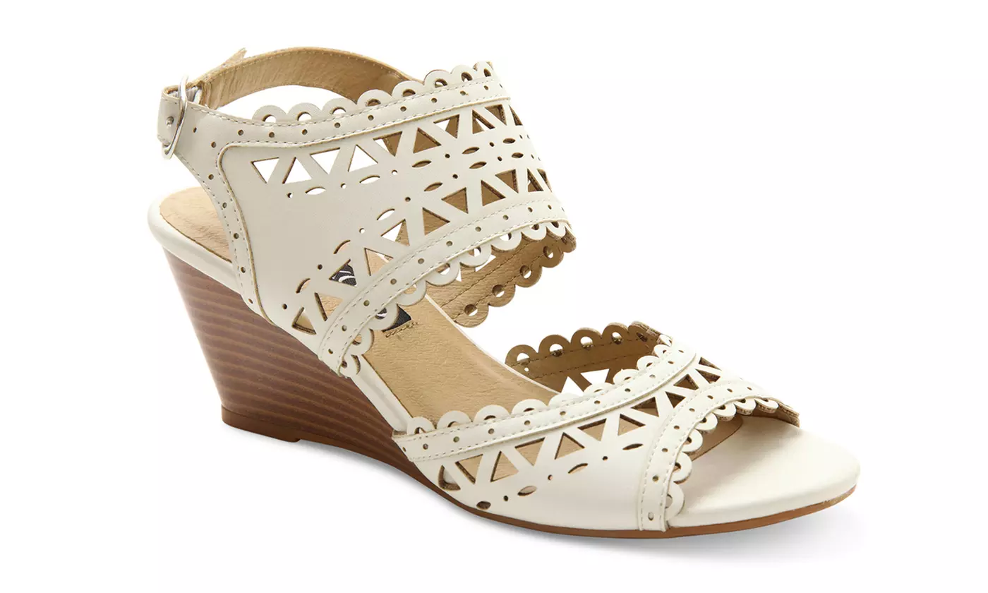 XOXO Sunday Women's Wedge Sandals - Second Medium