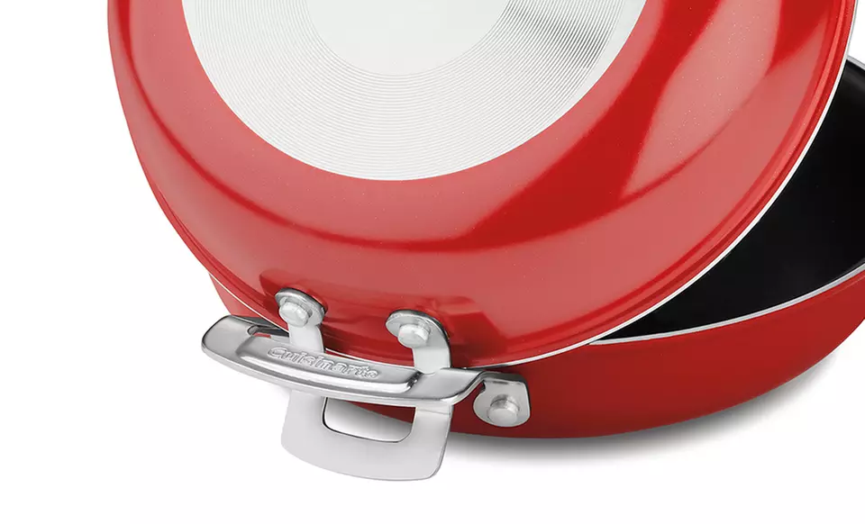 Cuisinart 10" Red Double Omelet Pan - Second Medium