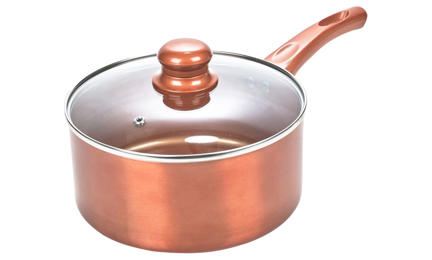 Image 2: Six-Piece Copper Cookware Set