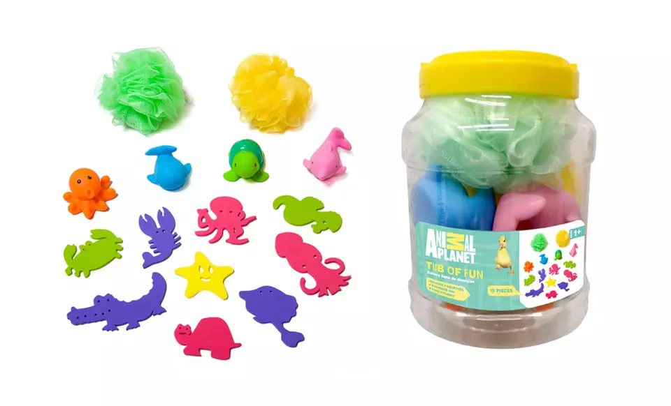 Animal Planet Children's Tub of Fun Bath Toys. Free Returns. - Primary Image