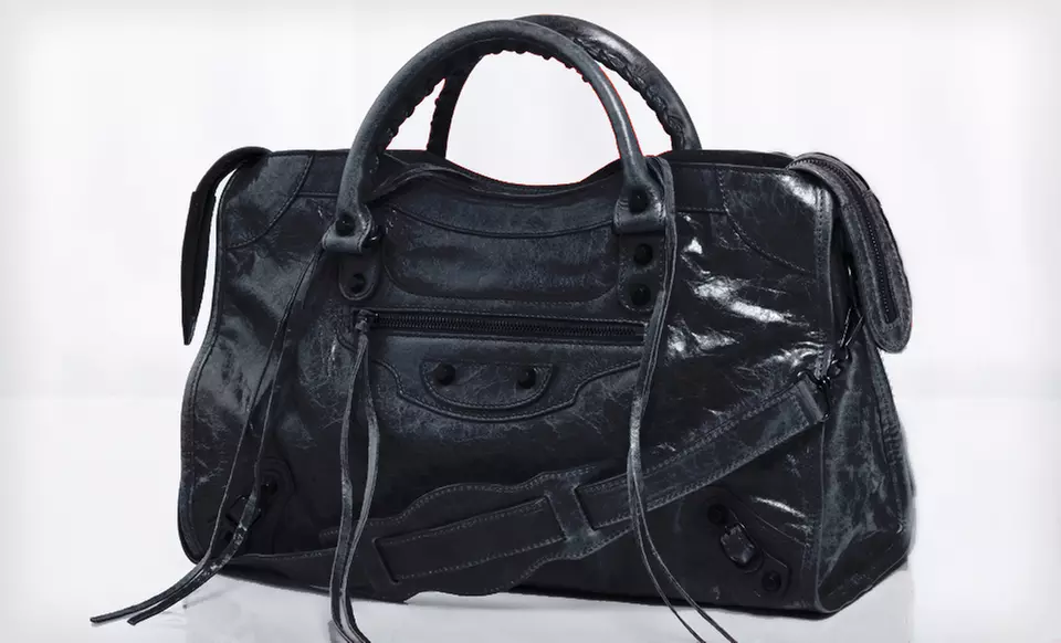 $1,119.99 for a Balenciaga City Classic Bag in Black or Dark Night ($1,545 List Price) - Primary Image