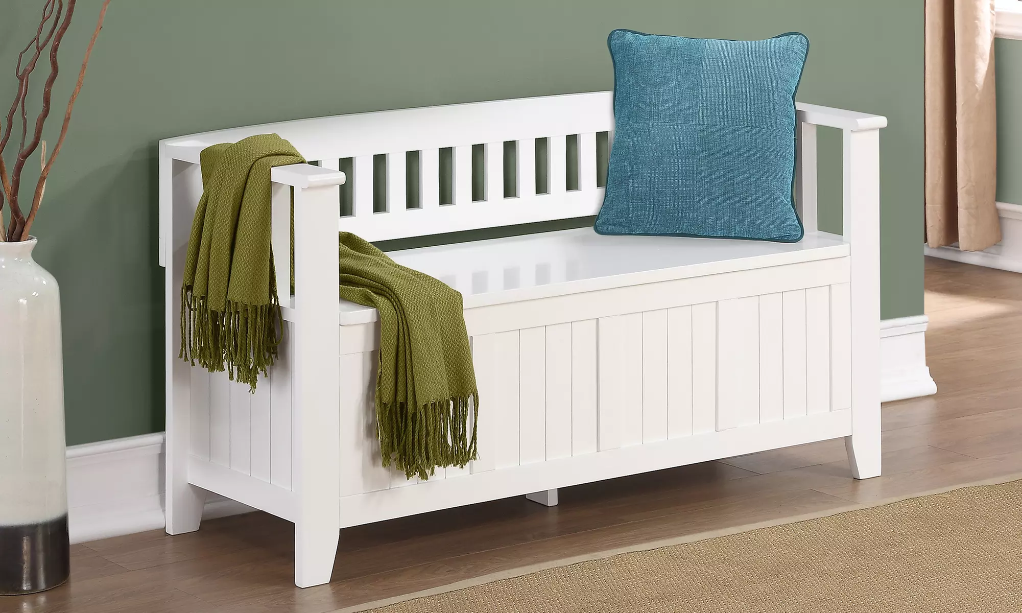 Acadian Entryway Storage Bench - Primary Image