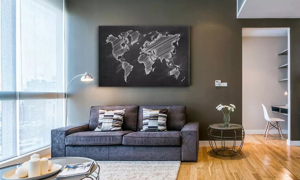 Gallery Wrapped Canvas Map Prints from $44.99 – $69.99 - Primary Image