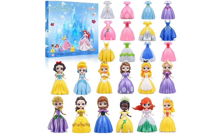 Image 1: Fairytale Princess Dress-Up Doll Set Advent Calendar
