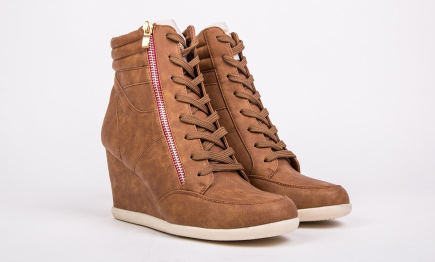 Image 4: Ladies' Voi Wedge Trainers