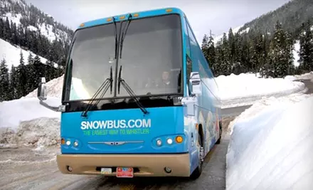 One-Way Transportation Between Whistler and Vancouver for Two or Four Adults from Snowbus (Up to 54% Off) - Primary Image