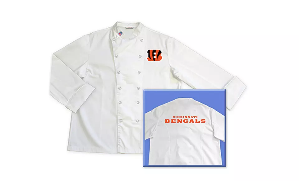 NFL AFC North Classic or Premium Chef Coats. Multiple Teams Available from $19.99-$29.99. Free Shipping. - Second Medium