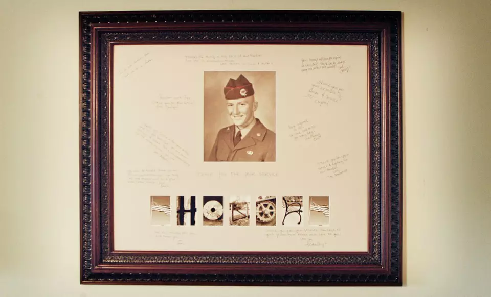 Personalized Photo Signature Board from Frame The Alphabet - Second Medium