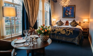 Hartje A'dam: deluxe kamer voor 2 incl. ontbijt, diner en glas cava