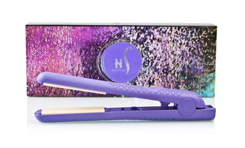 Herstyler Colorful Seasons Purple Flat Iron - Primary Image