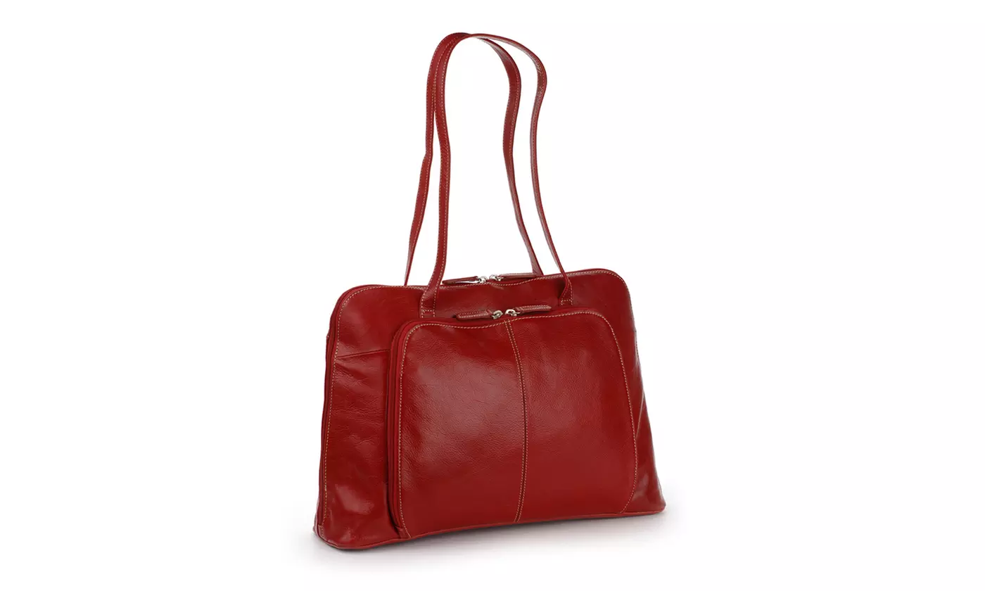 Buxton Leather Business Totes - Second Medium