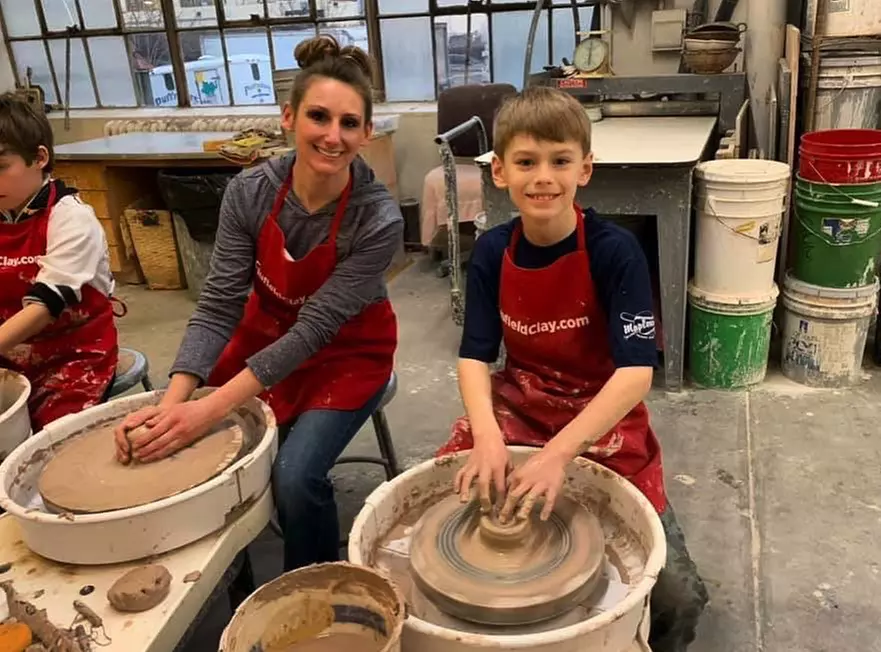 Pottery Making Class for One, Two, or Four with Wine at Caufield Clay Works (Up to 69% Off) - Second Medium