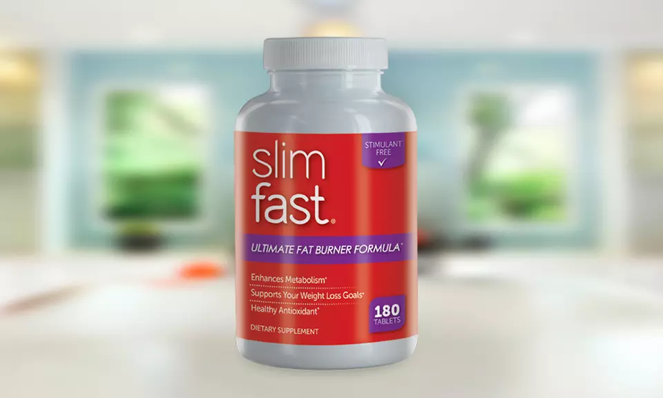 180-Count SlimFast Ultimate Fat Burner Weight Loss Supplement Tablets - Primary Image