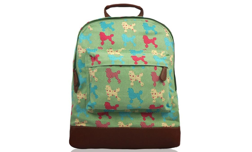 Image 24: Retro Canvas Backpack