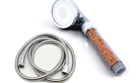 Set braccio doccia Spa con pietre sali minerali