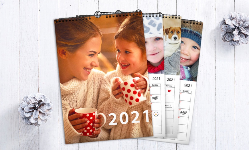 Image 2: Personalised A3 Wall Calendar